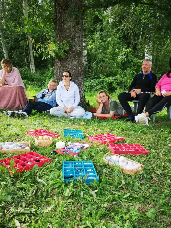 Kristālu prakse ar "Lienes māju"